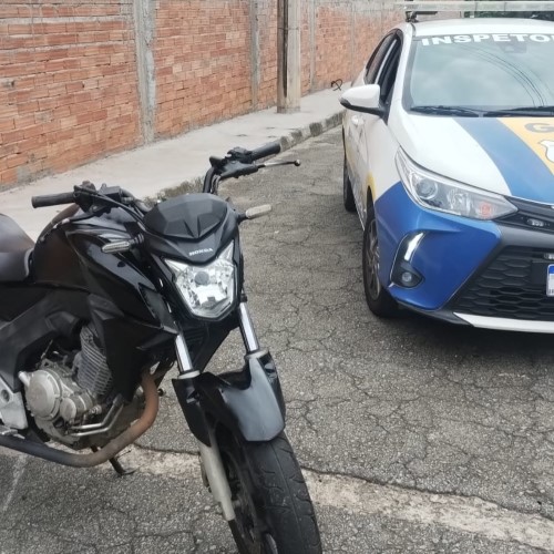 Moto roubada é recuperada em ação conjunta entre Guarda Municipal de Volta Redonda e Polícia Civil